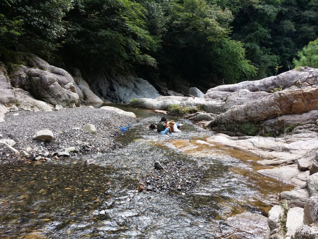 香川県の川遊び